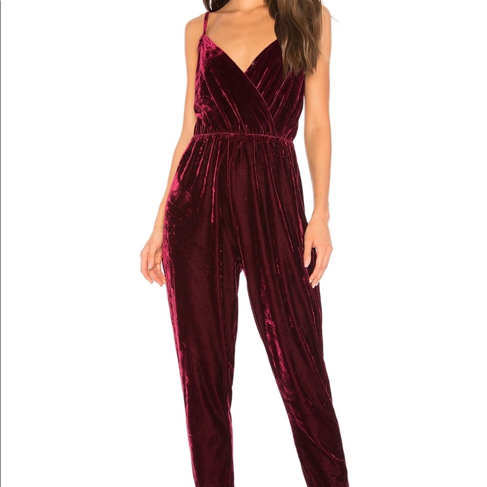 Red Velvet Jumpsuit